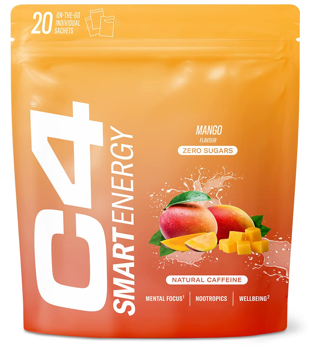 C4 Smart Energy Powder - 20 sachets - Muskelkompaniet