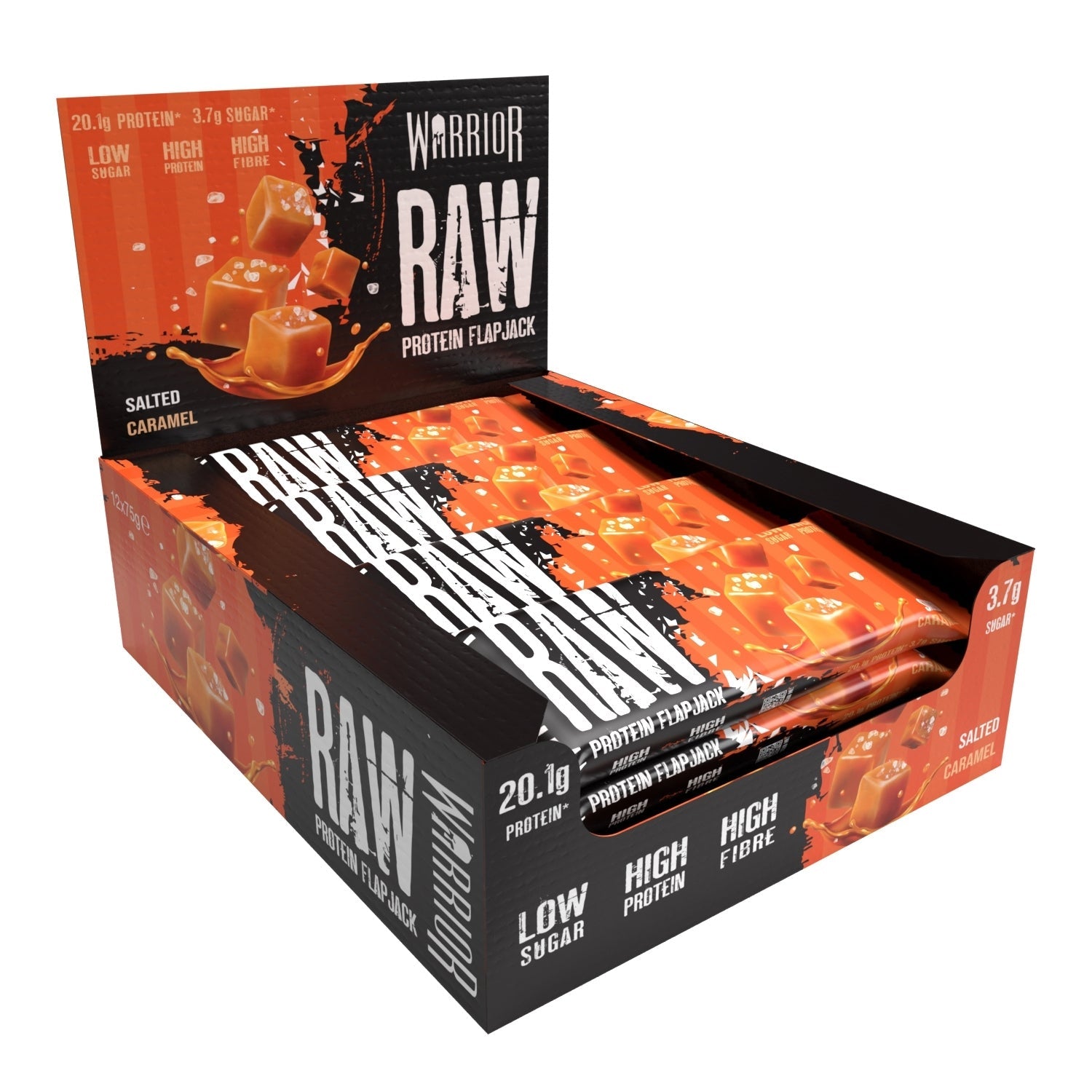 Warrior Raw Protein Flapjack - 12 x 75 g