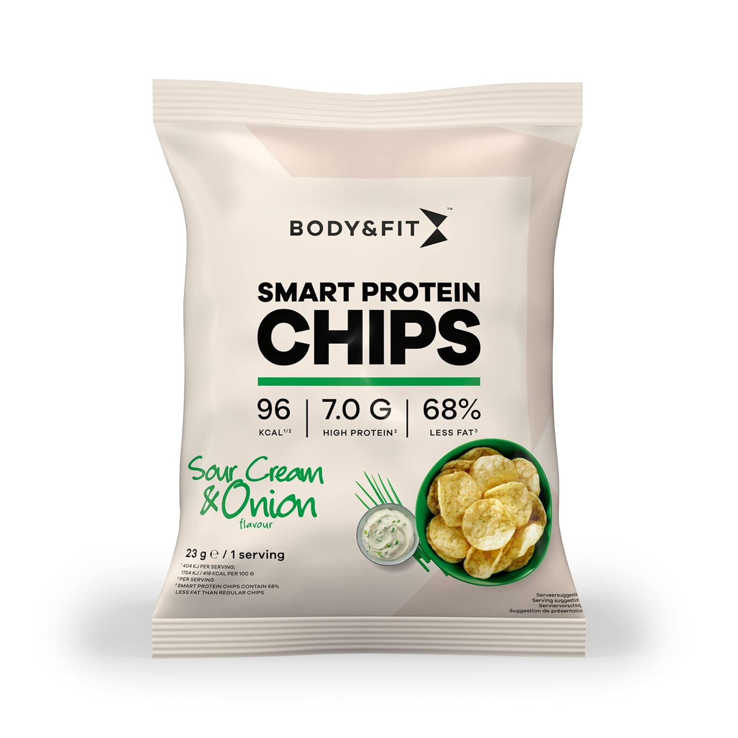 Body & Fit Smart Chips - 12 x 23 g - BBQ - Muskelkompaniet