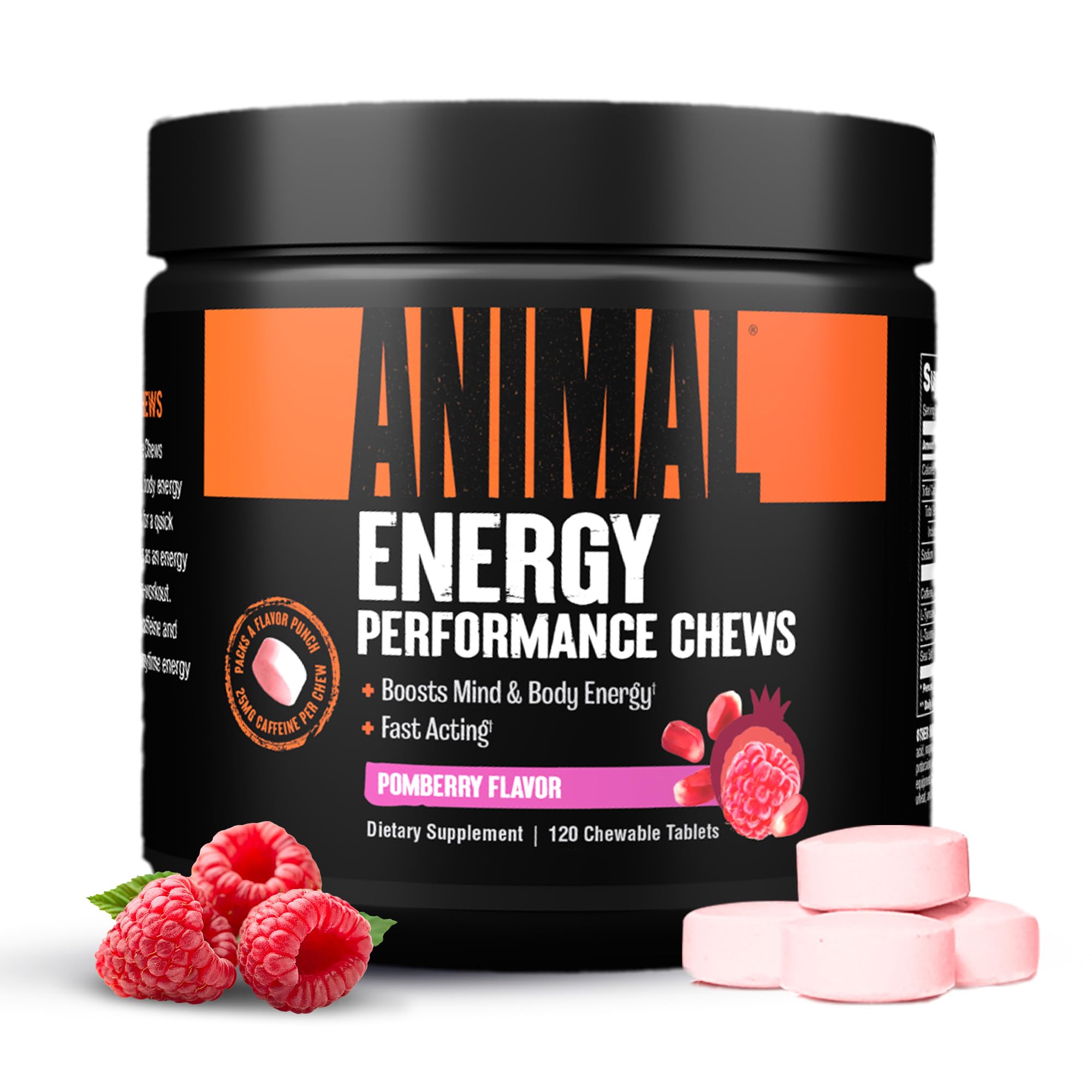 Animal Energy Chews - 60 tabletter