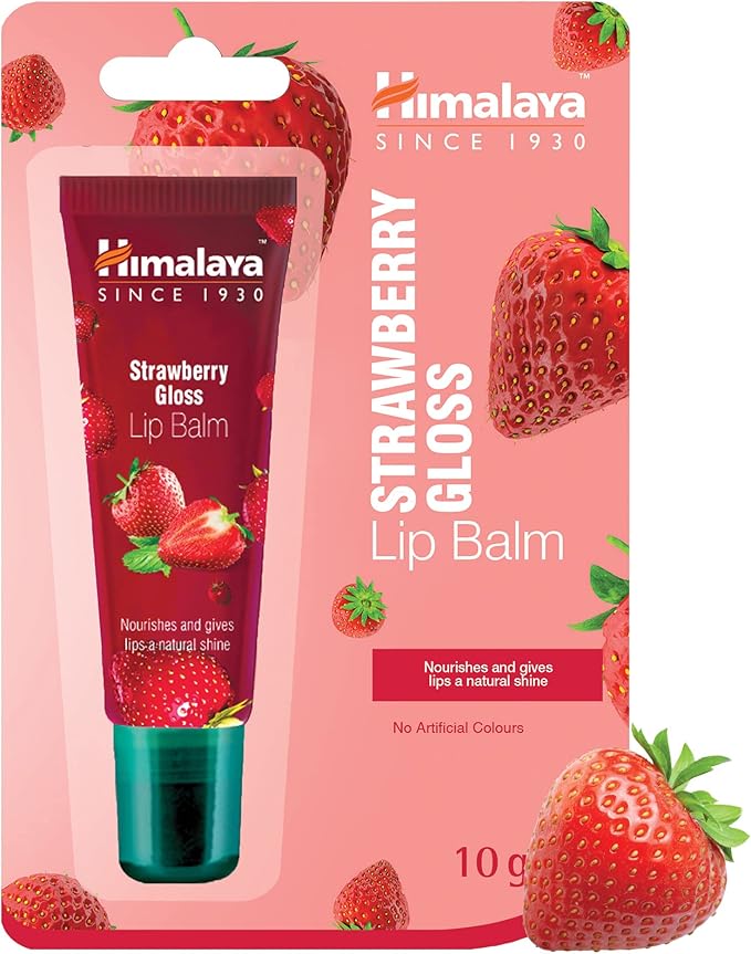 Himalaya Strawberry Gloss Lip Balm - 10 g