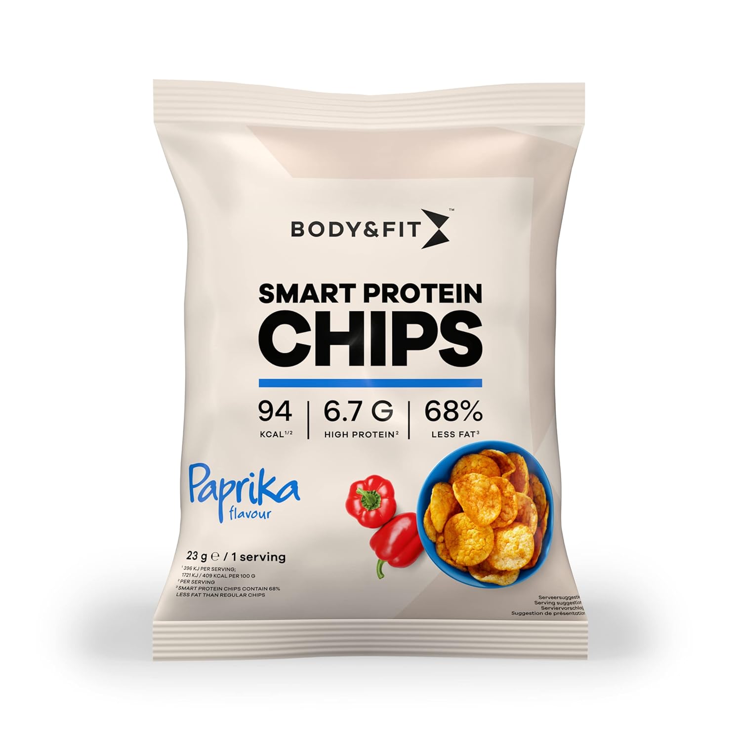 Body & Fit Smart Chips - 12 x 23 g - BBQ - Muskelkompaniet