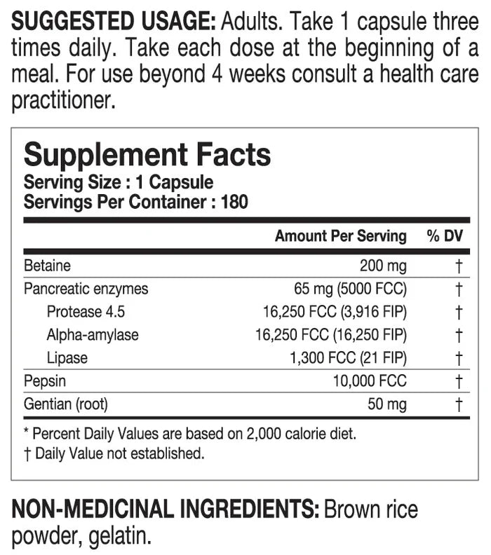 Tested Pro-Digest - 180 kapslar