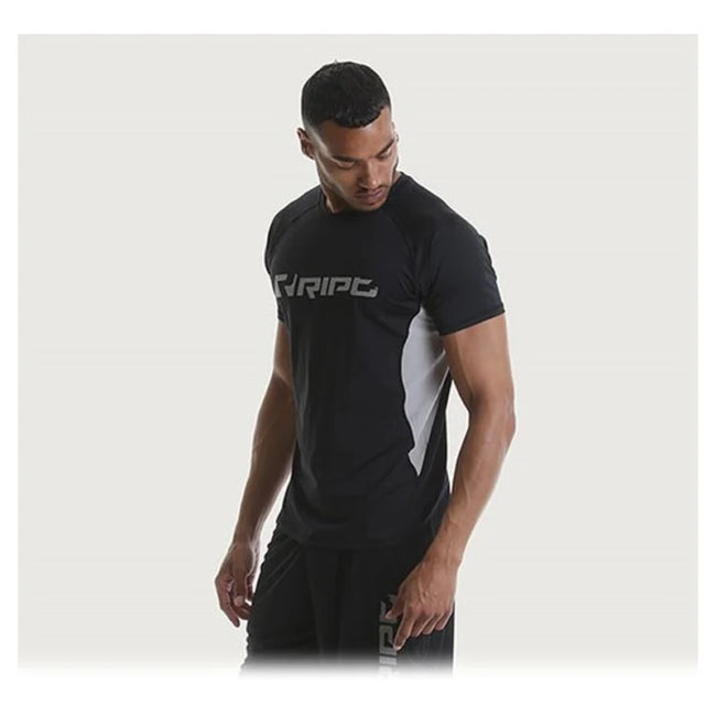 RIPT RCTS730 mens Contrast Shirt - Black
