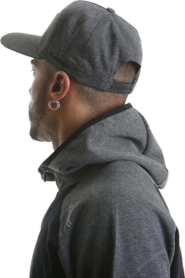 RIPT RCHAT724 Ript Snapback Hat - Grey Marl