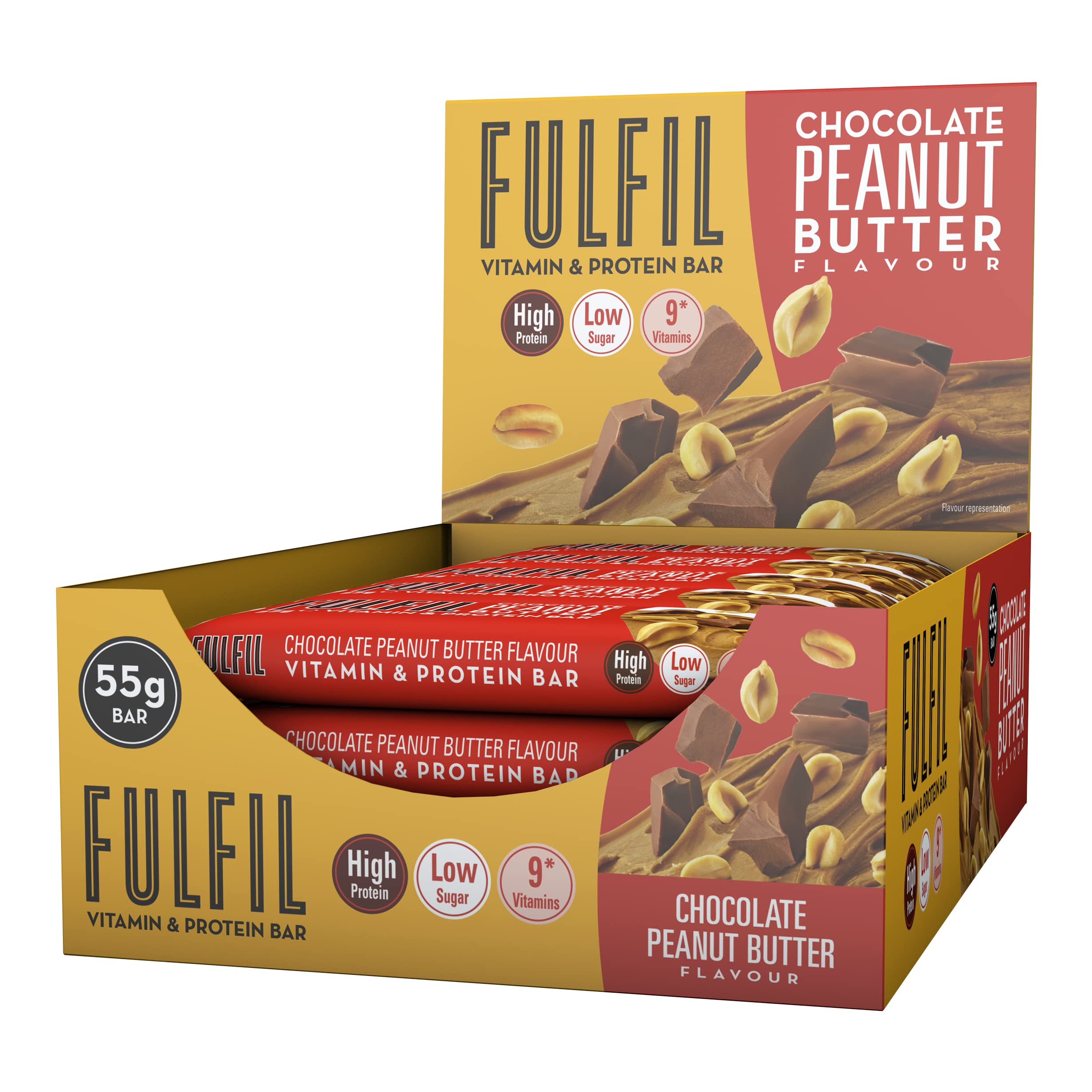 Fulfil Vitamin & Protein Bar - 15 x 55 g