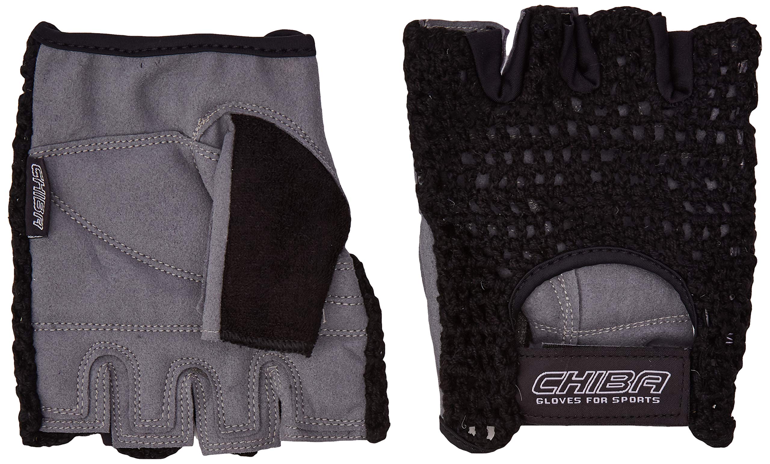 Chiba 30410 Athletic Gloves - Svarta - Muskelkompaniet