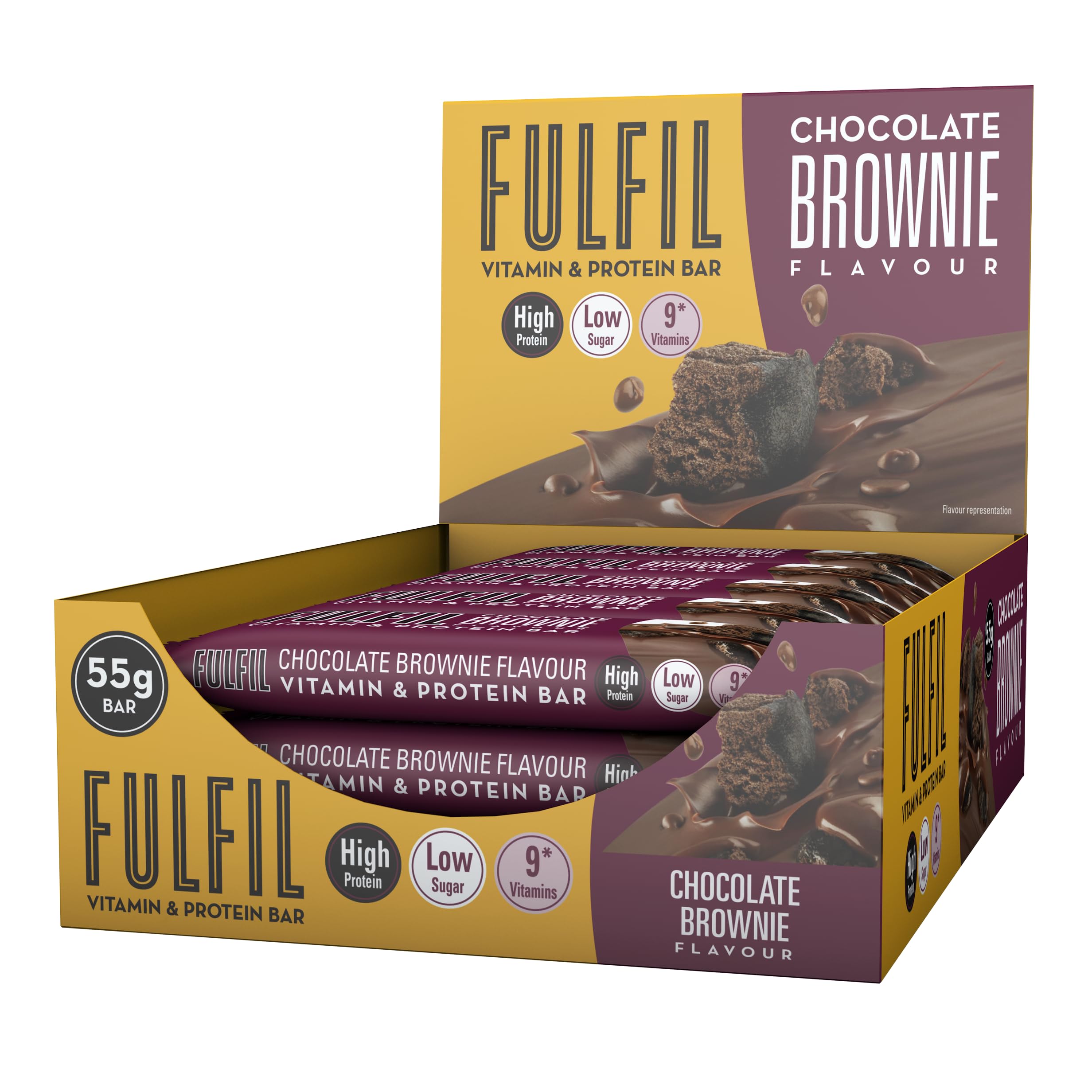 Fulfil Vitamin & Protein Bar - 15 x 55 g