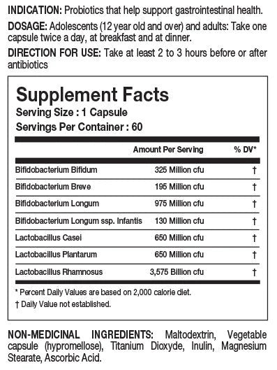 Tested Probiotic - 60 kapslar