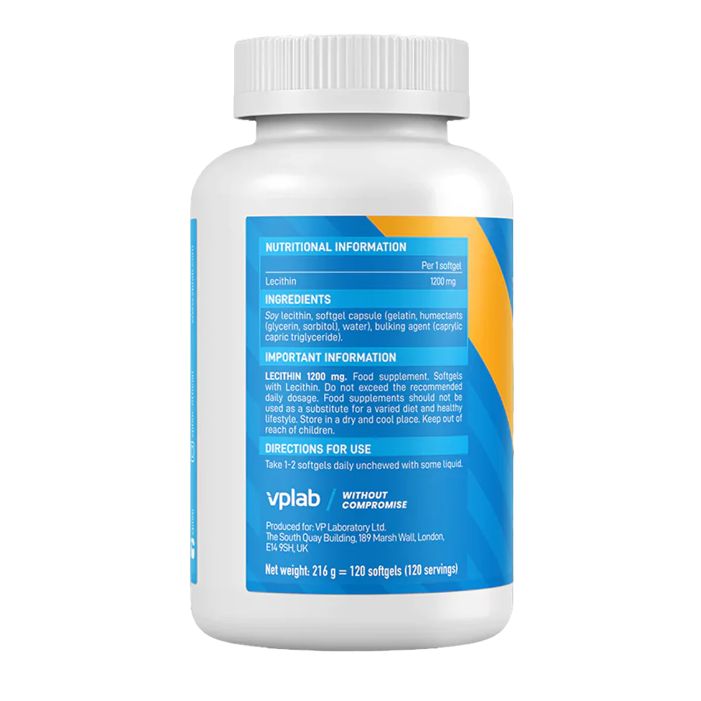 VPLab Lecithin 1200mg - 60 kapslar