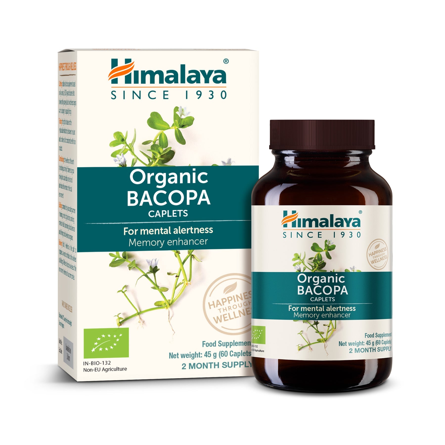 Himalaya Organic Bacopa - 60 caps