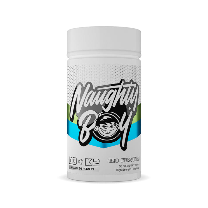 Naughty Boy Vitamin D3+K2 - 120 tabletter