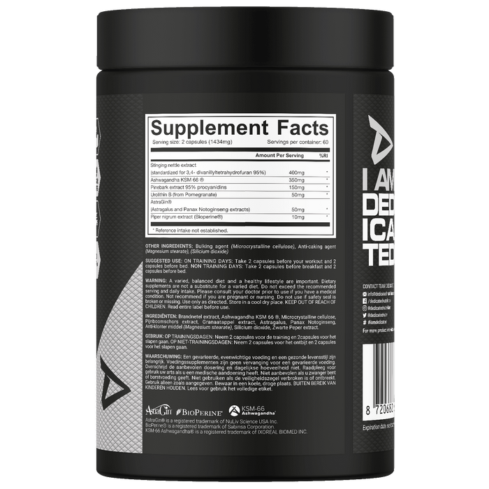 Dedicated Nutrition Testo-Bol - 120 kapslar