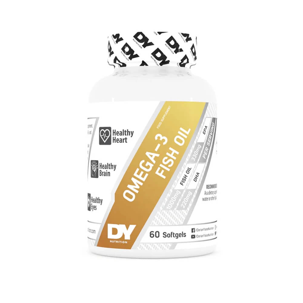 Dorian Yates Nutrition Omega 3 Fish Oil - 60 gels