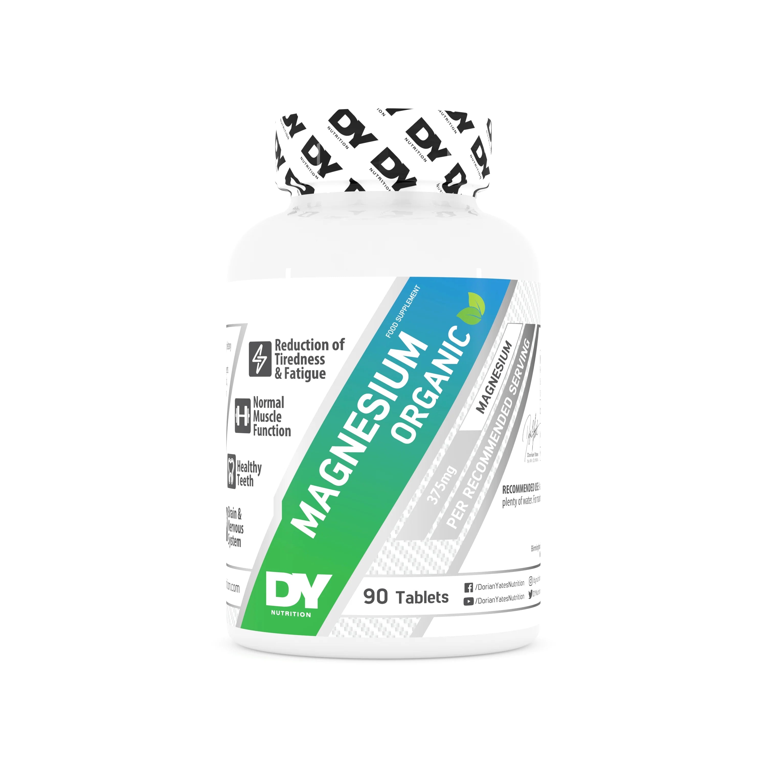 Dorian Yates Nutrition Magnesium Organic - 90 tabletter