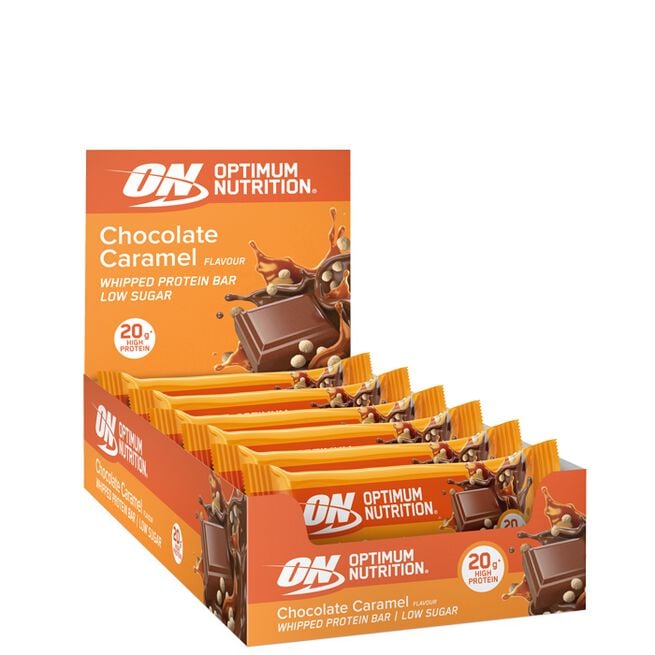 Optimum Nutrition Whipped Protein Bar - 10 x 60 g - Chocolate Caramel