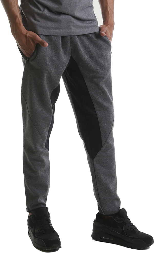 RIPT RCPNT710 Mens Contrast Jog Pant - Grey