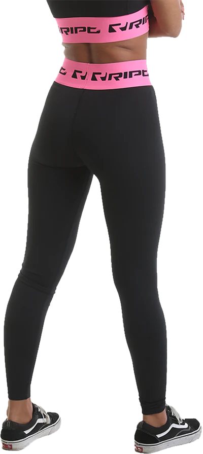 RIPT RCLPNT718 Ladies Waist Legging - Pink