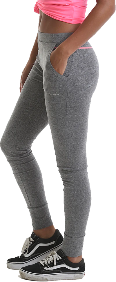 RIPT RCLPNT723 Ladies Jogger - Grey Marl