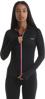 RIPT RCLTOP721 Zip Thru Top - Black