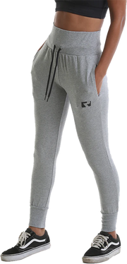 RIPT RCLPNT720 Ladies Deep Waist Jogpant - Grey