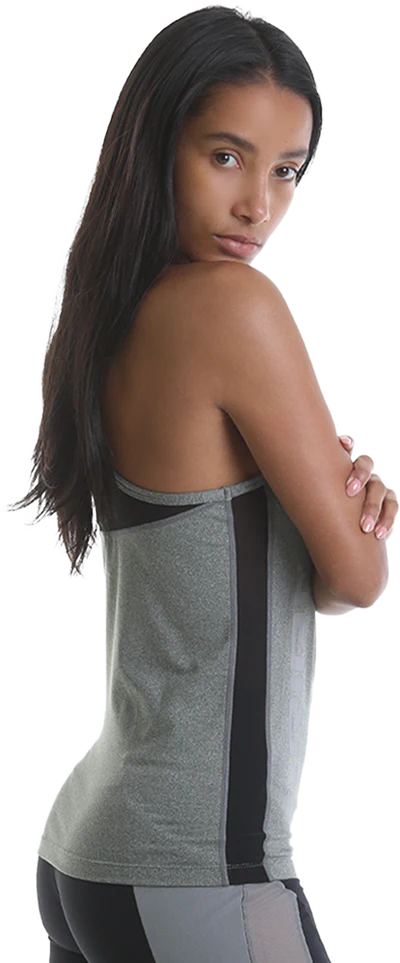 RIPT RCLVST731 Ladies Mesh Panel Vest - Grey