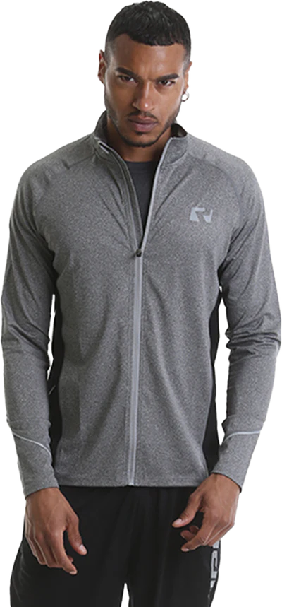 RIPT RCTOP728 Mens Zip Thru Top - Grey