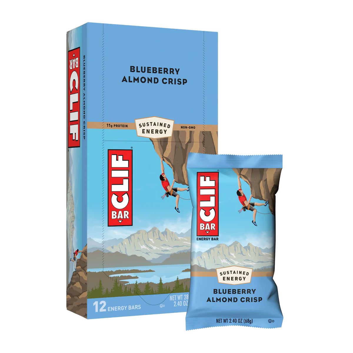 Clif Bar - 12 x 68 g - Muskelkompaniet