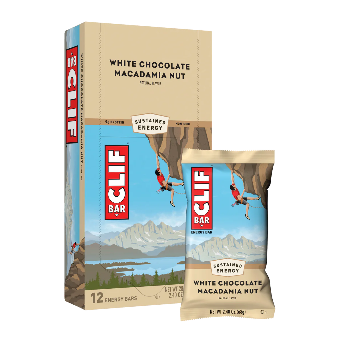Clif Bar - 12 x 68 g - Muskelkompaniet