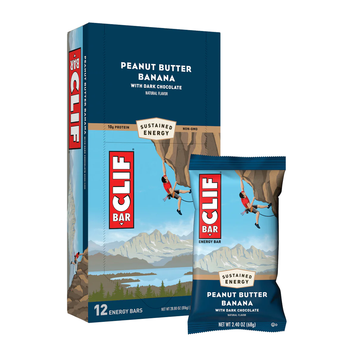 Clif Bar - 12 x 68 g - Muskelkompaniet