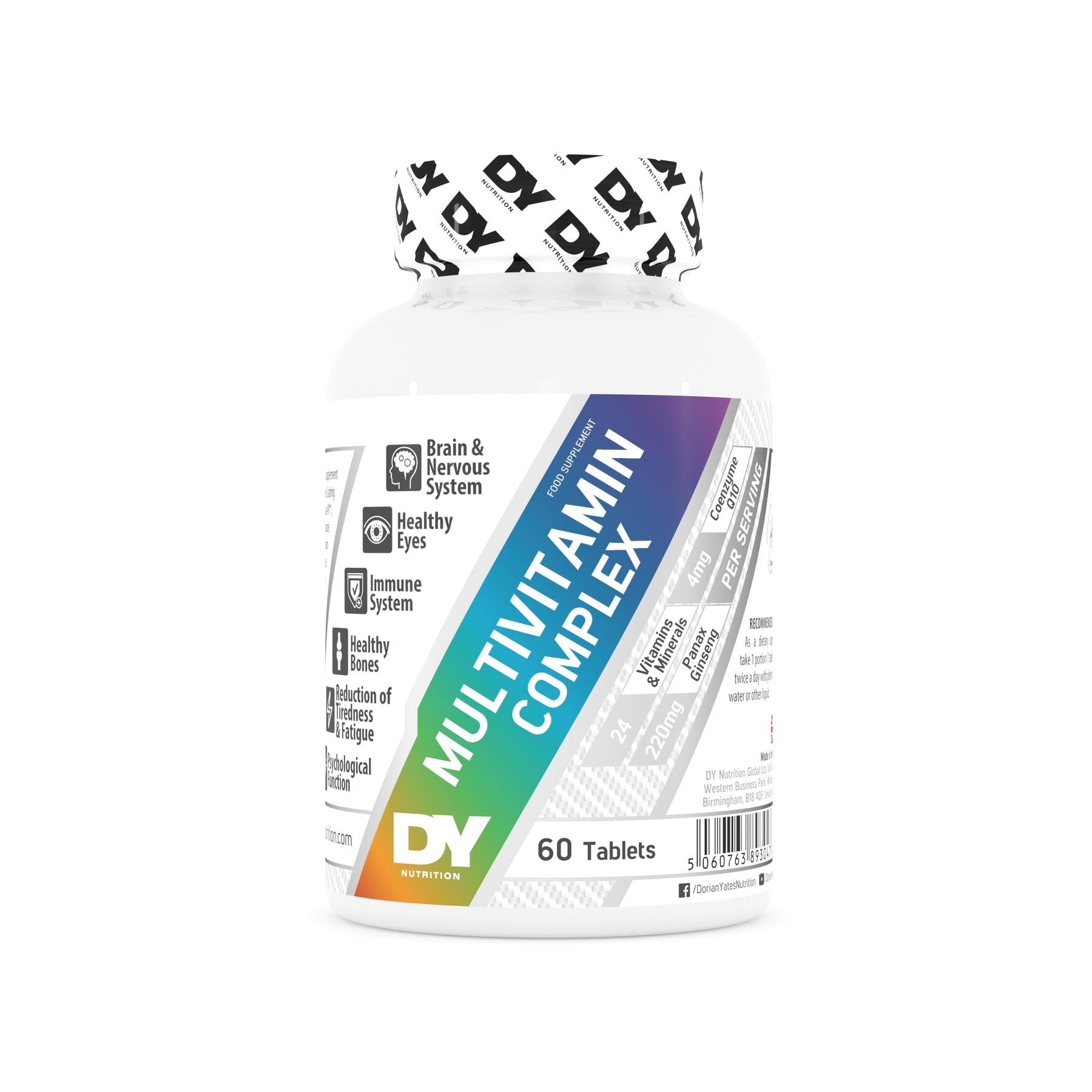 Dorian Yates Nutrition Multivitamin Complex - 60 tabletter