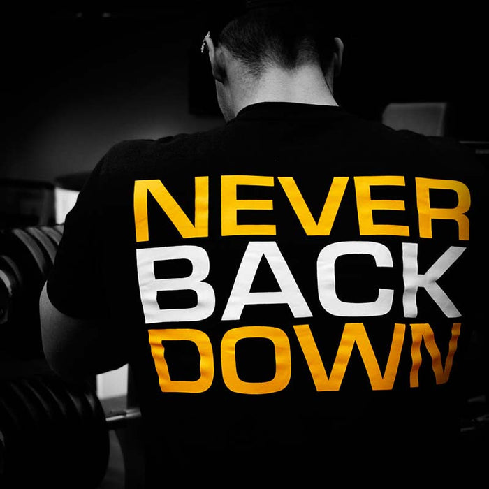 Dedicated T-Shirt - Never Back Down - S