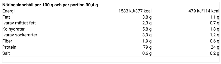 Optimum Nutrition Gold Standard 100% Whey - 900 g Innehållsförteckning