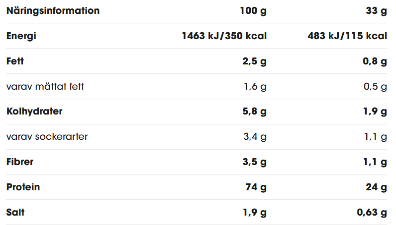 Optimum Nutrition Gold Standard 100% Casein - 900 g Innehållsförteckning