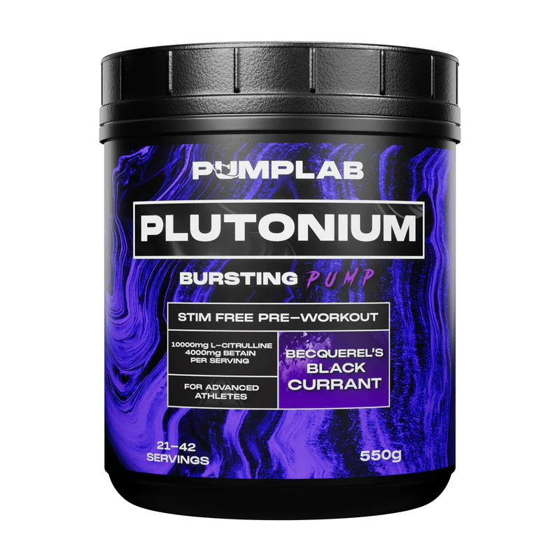 PLUTONIUM - Stim free Preworkout