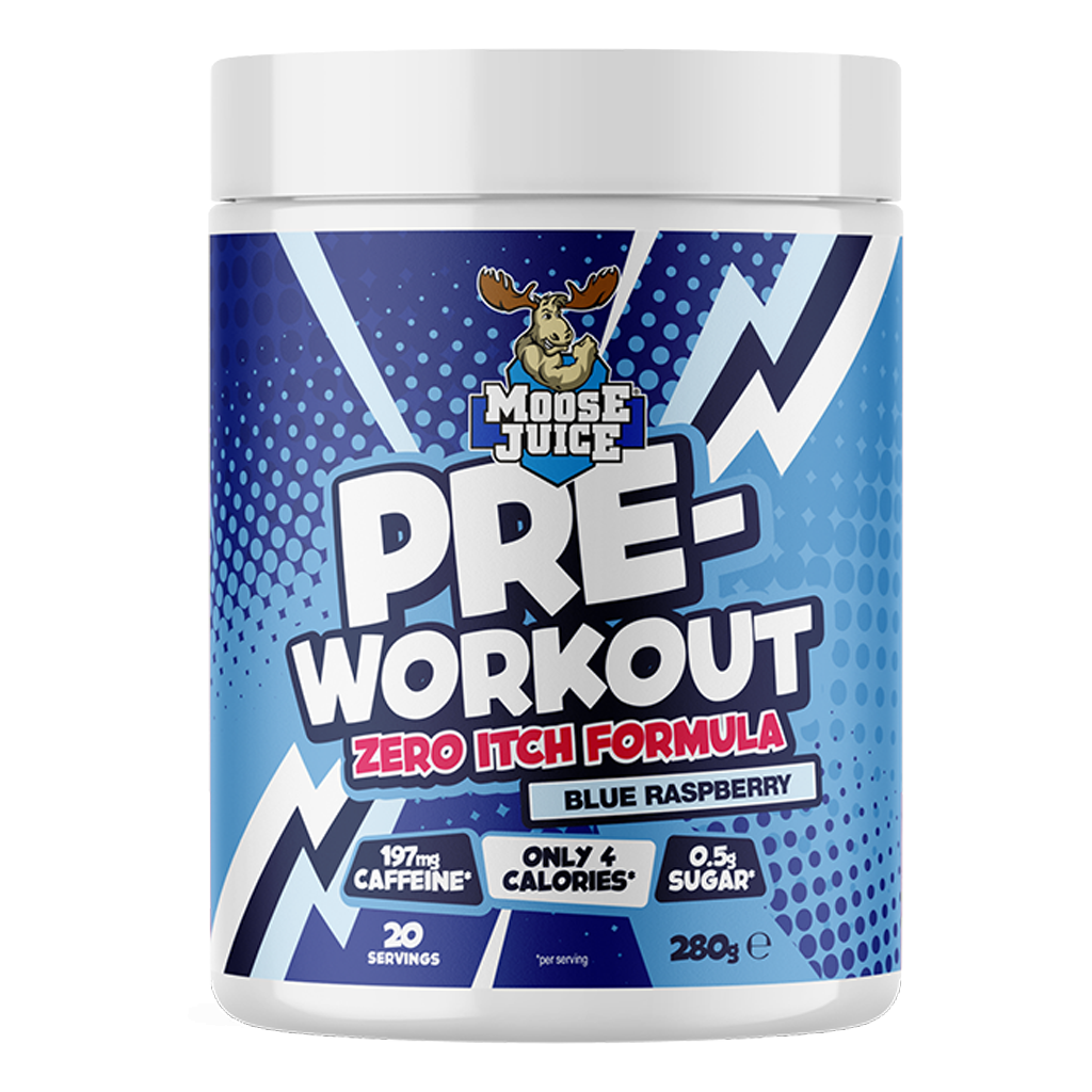Muscle Moose Pre-Workout Zero Itch Formula - 20 servings
