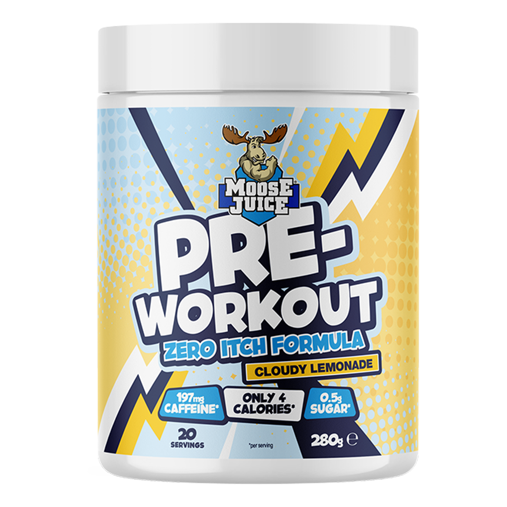 Muscle Moose Pre-Workout Zero Itch Formula - 20 servings