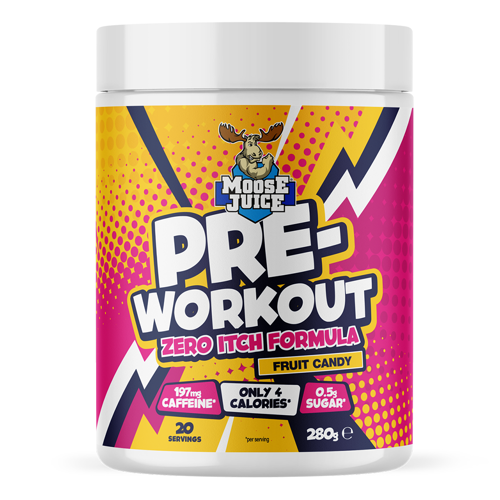 Muscle Moose Pre-Workout Zero Itch Formula - 20 servings