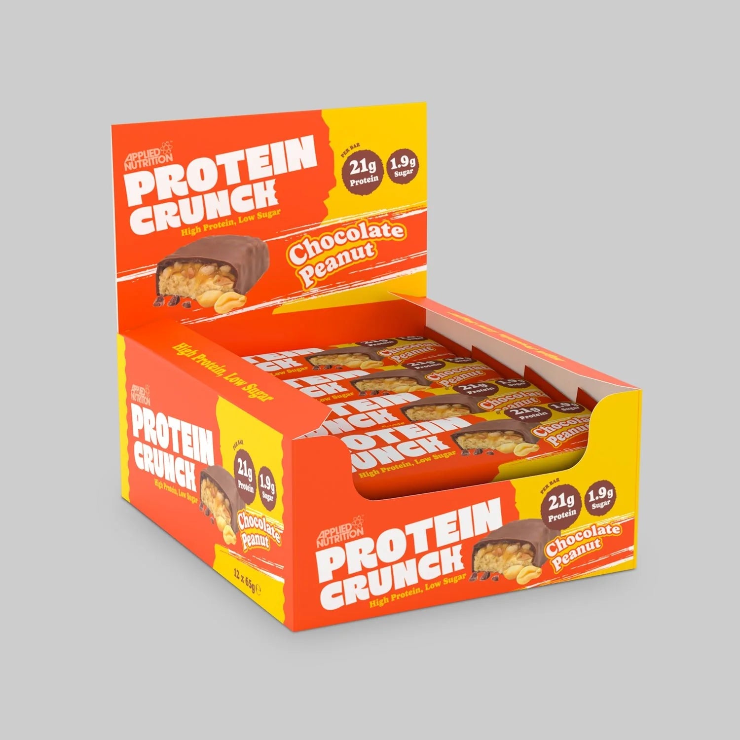 Applied Nutrition Protein Crunch Bar - 12 x 62 g - Muskelkompaniet