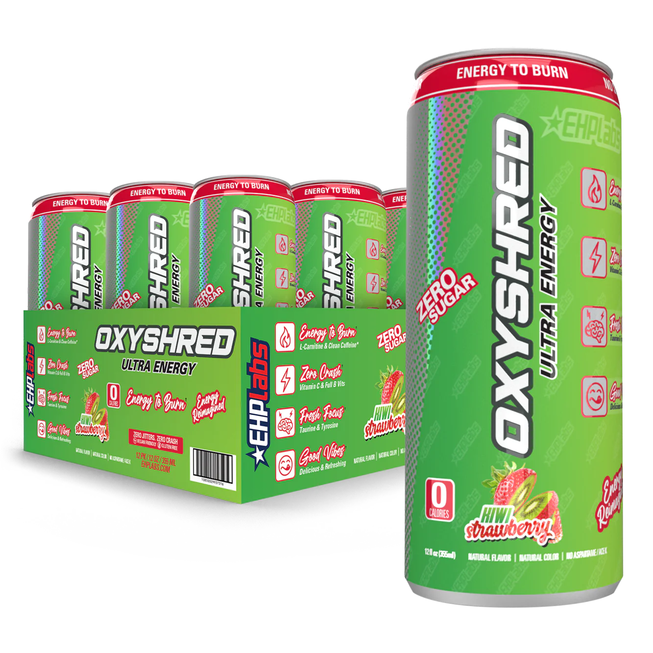 EHP Labs OxyShred Ultra Energy Drink - 12 x 355 ml