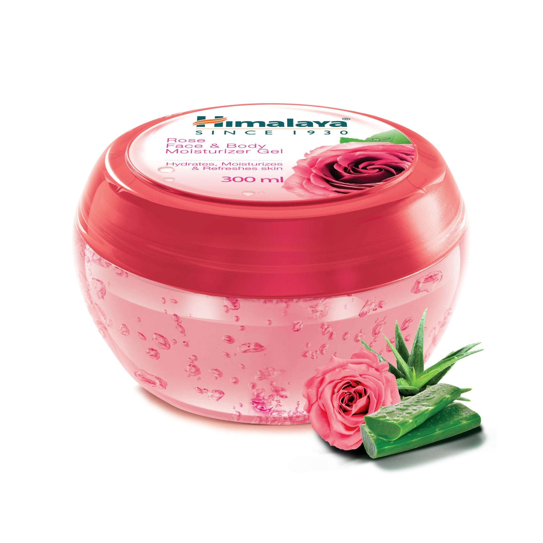 Himalaya Rose Face & Body Moisturizer Gel - 300 ml