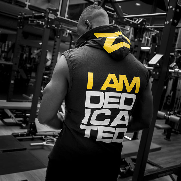 Dedicated Sleeveless Hoodie - I Am Dedicated