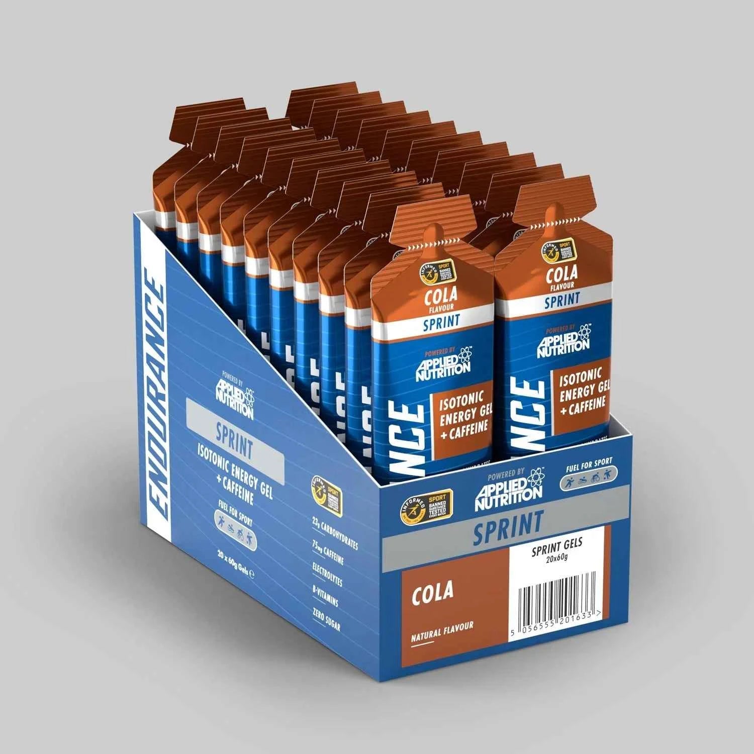 Applied Nutrition Endurance Sprint Gel With Caffeine - 20 x 60 ml