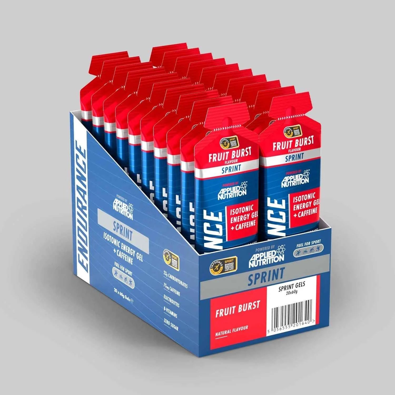 Applied Nutrition Endurance Sprint Gel With Caffeine - 20 x 60 ml