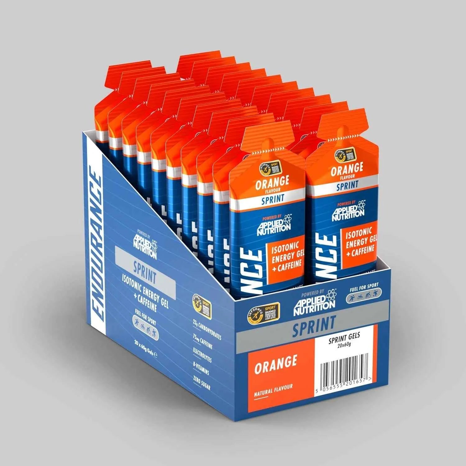 Applied Nutrition Endurance Sprint Gel With Caffeine - 20 x 60 ml