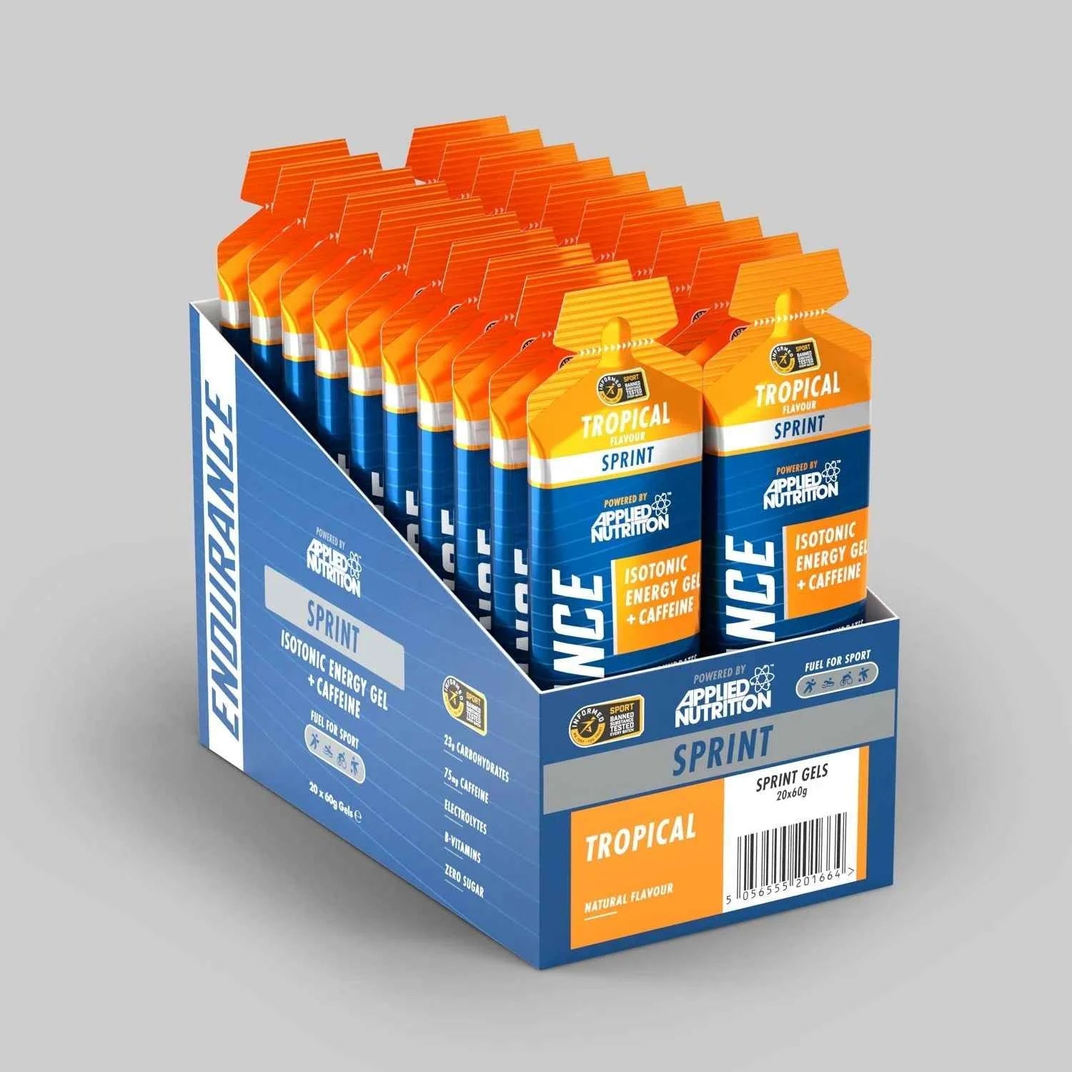 Applied Nutrition Endurance Sprint Gel With Caffeine - 20 x 60 ml