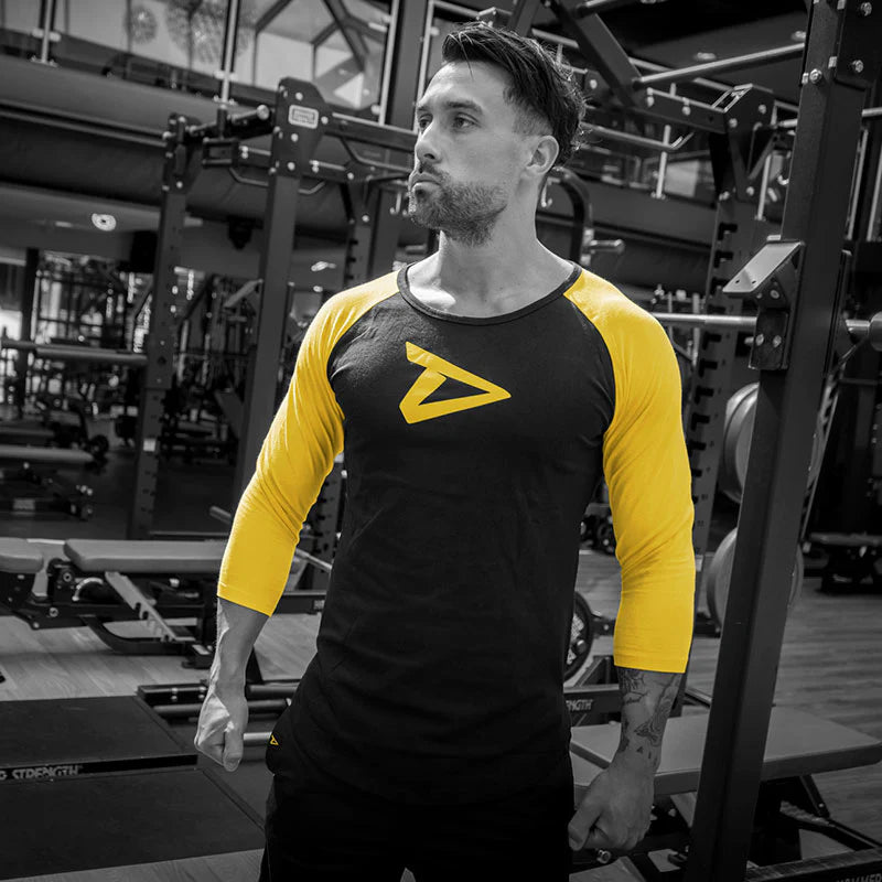 Dedicated 3/4 Sleeve Raglan Shirt Logo