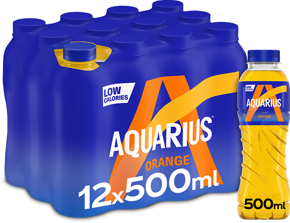 Aquarius - 12 x 500 ml - Lemon - Muskelkompaniet