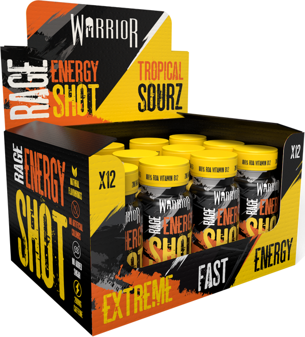 Warrior Rage Energy Shots - 12 x 60 ml
