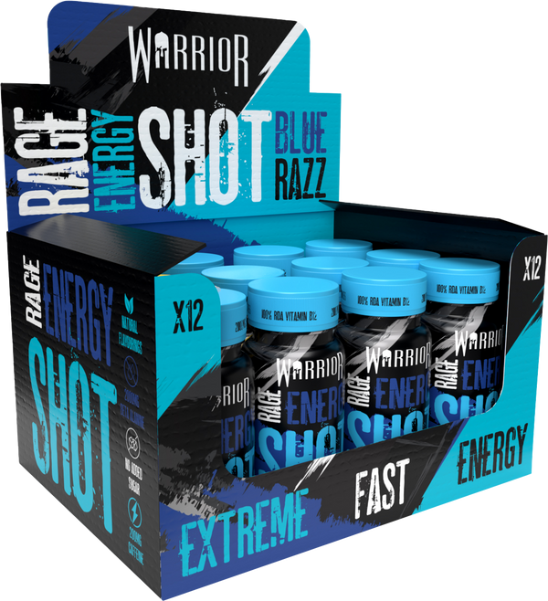 Warrior Rage Energy Shots - 12 x 60 ml